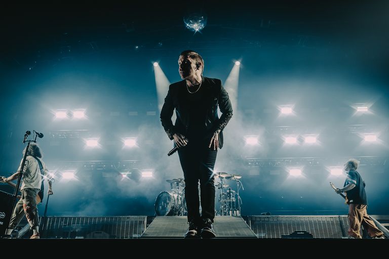 Shinedown performing live at AEC Theatre in Adelaide